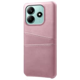 SKALO Xiaomi Redmi Note 14 5G PU-Læder Kortholder Cover - Rosa guld