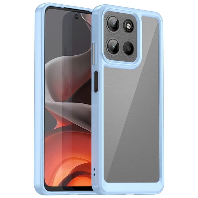 SKALO Motorola Moto G15 4G Color Bumper Skal - Blå
