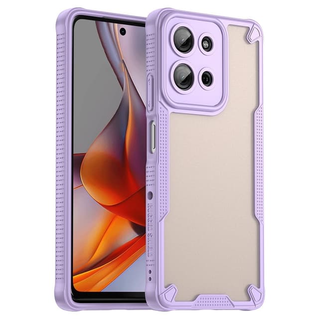 SKALO Motorola Moto G75 5G Armor Hybrid Frosted Cover - Lilla