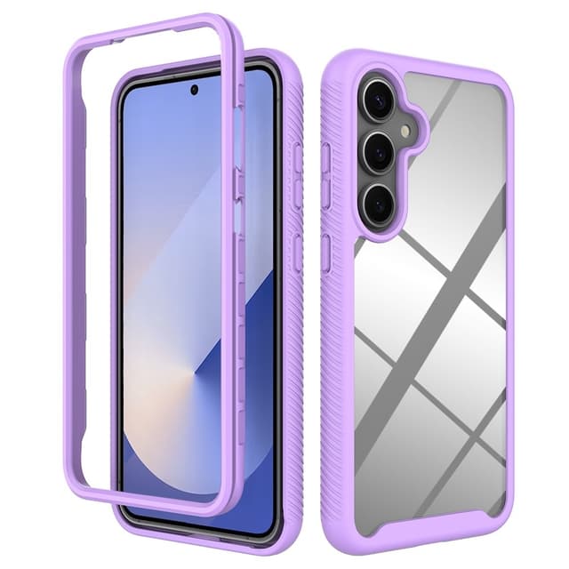 SKALO Samsung S25+ Shockproof Clear Hybrid Cover - Lilla