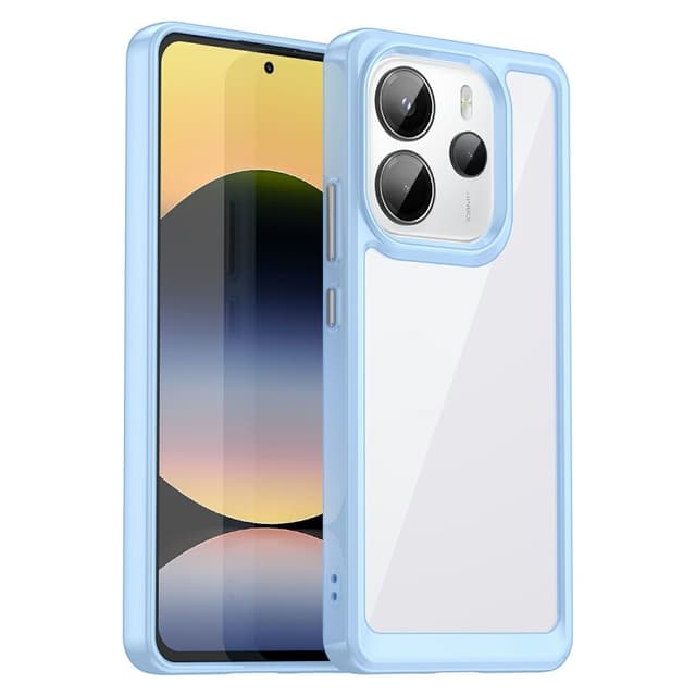 SKALO Xiaomi Redmi Note 14 4G Color Bumper Suojakuori - Sininen