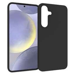 SKALO Samsung S25+ Mattamusta Ultrahohut TPU Suojakuori - Musta