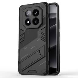 SKALO Xiaomi Redmi Note 14 Pro+ 5G Armor Hybrid Punk Cover - Sort