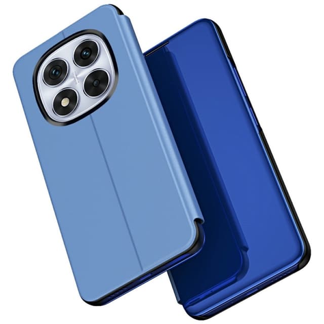 SKALO Xiaomi Redmi Note 14 Pro 5G Clear View Flip Cover - Blå