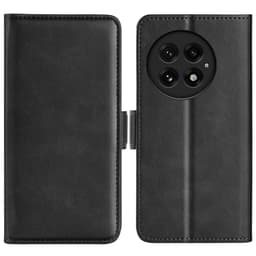 SKALO OnePlus 13 Premium ID Lompakkokotelo - Musta