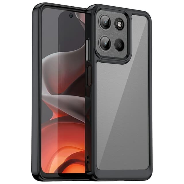SKALO Motorola Moto G15 4G Color Bumper Suojakuori - Musta