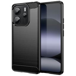 SKALO Xiaomi Redmi Note 14 4G Armor Carbon Skal - Svart