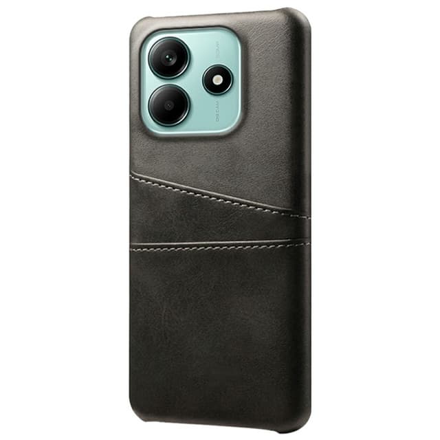 SKALO Xiaomi Redmi Note 14 5G PU-Nahkainen Kortholderi Suojakuori - Musta