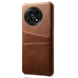 SKALO OnePlus 13 PU-Læder Kortholder Cover - Brun