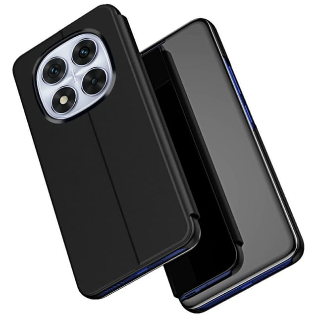 SKALO Xiaomi Redmi Note 14 Pro 5G Clear View Plånboksfodral - Svart