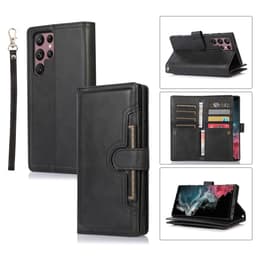 SKALO Samsung S24 Ultra Big Wallet Plånboksfodral - Svart