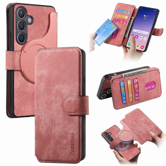 SKALO Samsung S25 CASENEO MW-03 Flip Cover - Pink