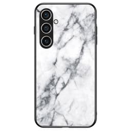 SKALO Samsung S25+ Marmori Karkaistu Lasi TPU Suojakuori - #1