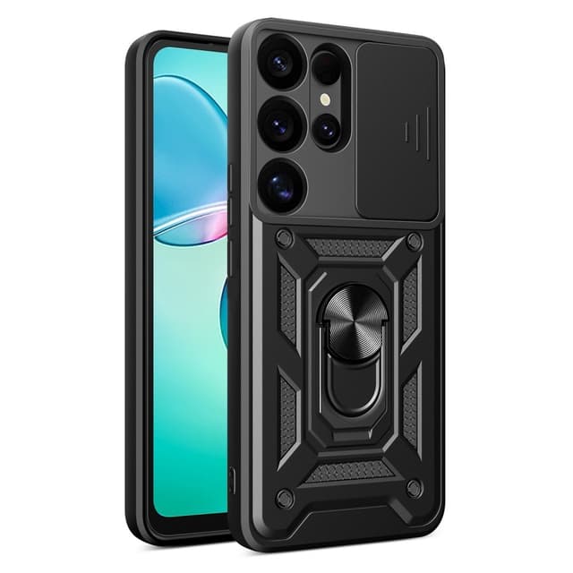 SKALO Samsung S25 Ultra Armor Metallring Kameraslider Skal