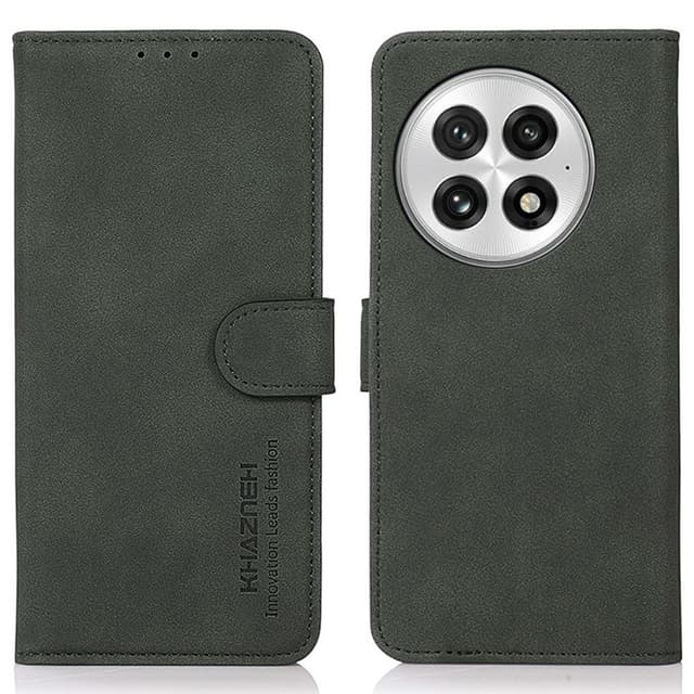 SKALO OnePlus 13 KHAZNEH Plånboksfodral - Grön