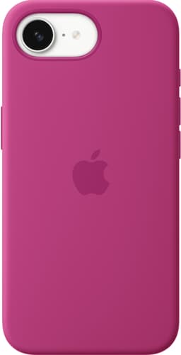 iPhone 16e silikondeksel (fuksia)