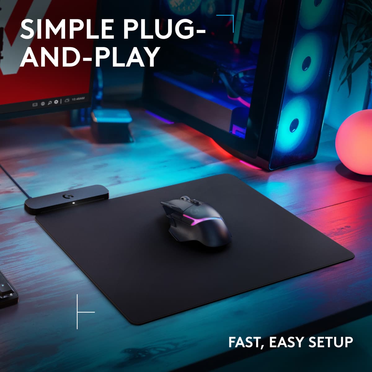 Logitech Powerplay Mat Logitech G Powerplay 2 musematte - Elkjøp