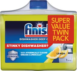Finish Lemon Diskmaskinsrengöring 2-pack (250 ml)