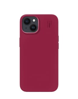 Silicone Case MagSafe iPhone 13 / 14 / 15 / 16e Cranberry