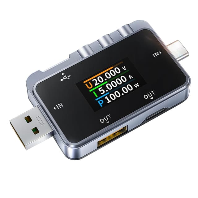 FNIRSI FNAC-28 USB-tester for nøyaktig strøm- og spenningsmåling