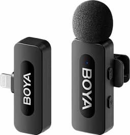 BOYA BY-V1 V2 trådløs klipsmikrofon