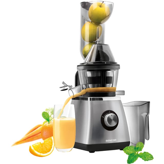 SENCOR Slowjuicer, Stort matningsrör