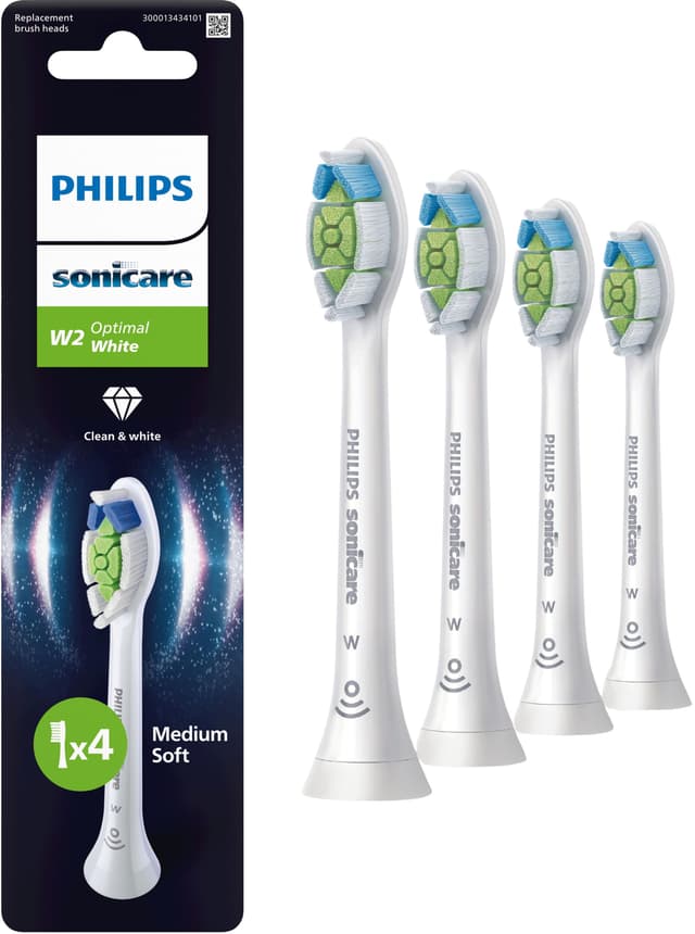 Philips Sonicare W2 Optimal tannbørstehode HX6064/87 (hvit)
