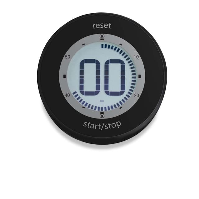 Digital kjøkkentimer, svart