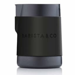 Shorty Professional Melkekanne av rustfritt stål (600 ml) black