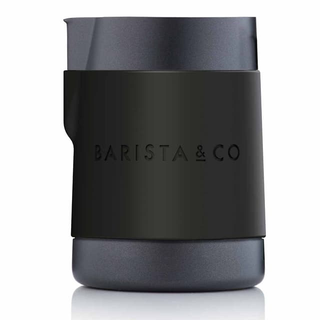 Shorty Professional Melkekanne av rustfritt stål (600 ml) black