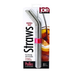 Sugrör i rostfritt, 6-pack