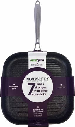 EAZIGLIDE 28 cm Fyrkantig Grillpanna