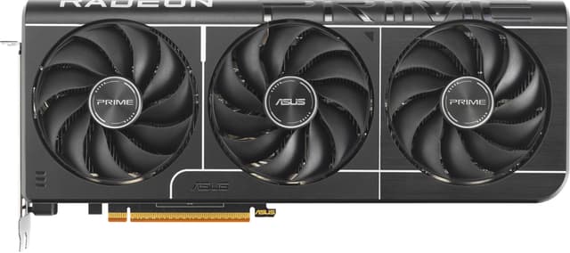 Asus PRIME AMD Radeon RX 9070 XT OC grafikkort (Sort)