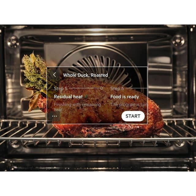 Automatiske indstillinger og ensartede resultater med Hjælp Til Tilberedning