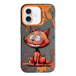 iPhone 16 Designer Bakdeksel med Oljemaleri – Slitesterkt TPU + PC Materiale