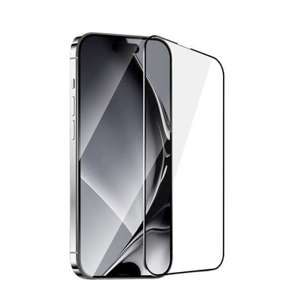 Härdat Skärmskydd till Samsung Galaxy S25 Plus - Svart Ram i metall