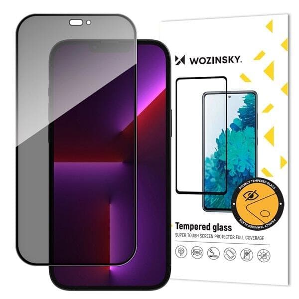 Wozinsky Privacy Hardened skjermbeskytter for iPhone 15