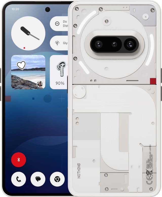 Nothing Phone (3a) 5G smartphone 8/128GB (vit)