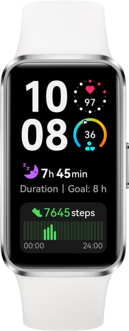 Huawei Band 10 Active sportklocka (vit aluminium)