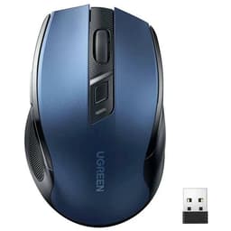 Ugreen MU006 Optisk Trådlös Mus USB 2.4GHz/Bluetooth 5.0 - Blå
