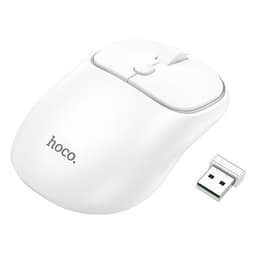 Hoco Trådløs Mus 2.4G 1600 DPI GM25 - Hvid