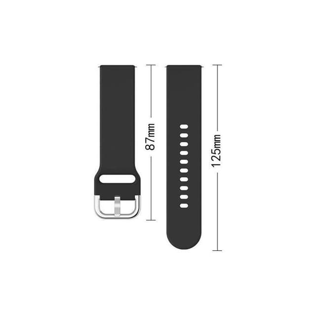 Universal Watch Armband (22mm) Silicone TYS - Grå