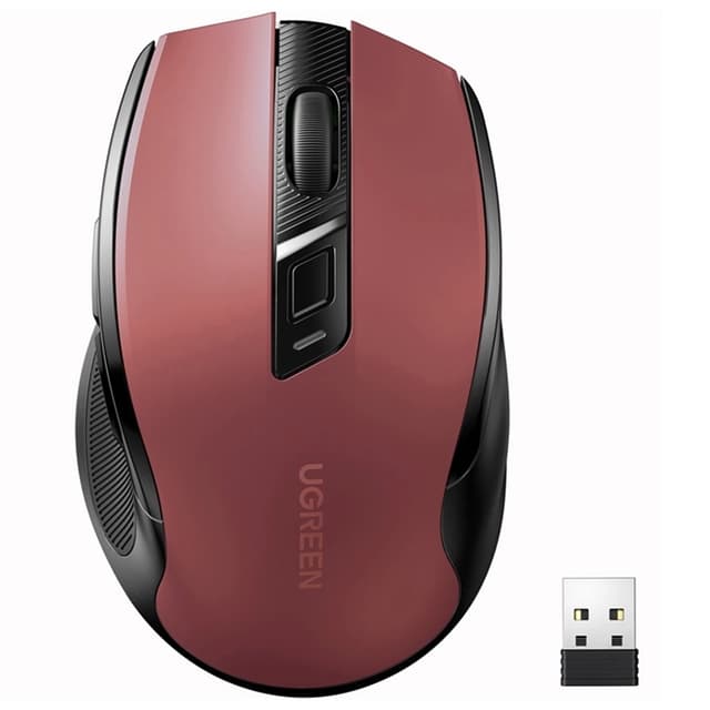 Ugreen MU006 Optisk Trådlös Mus USB 2.4GHz/Bluetooth 5.0