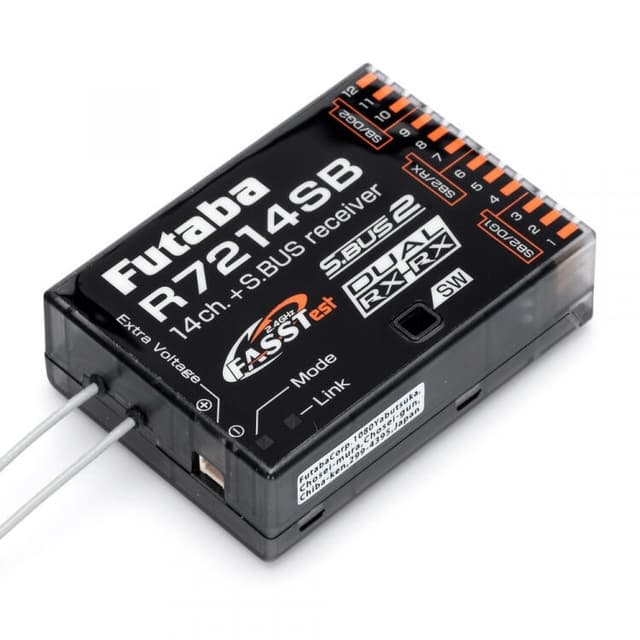 Futaba R7214SB 2.4 GHz 14-kanals modtager FASSTest
