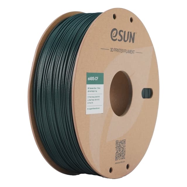 eSUN ABS-CF 1kg - Mörkgrön