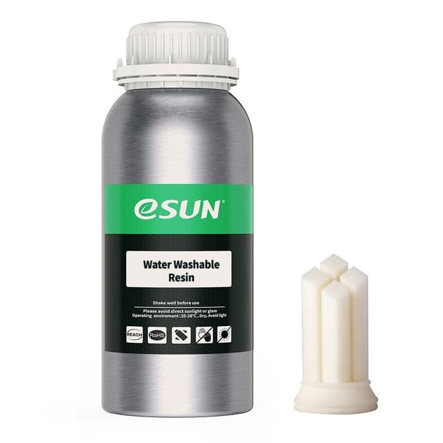 eSUN Vandvaskbar harpiks 0.5 kg - hvid