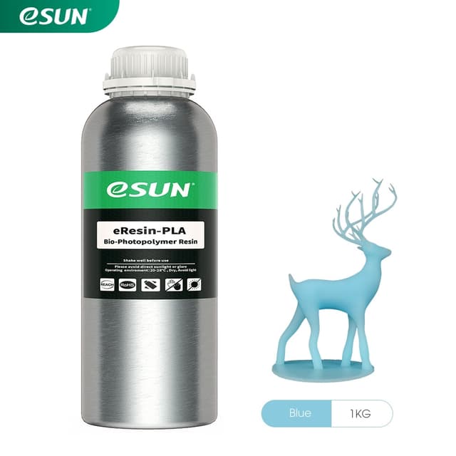 eSUN eResin -PLA 1.0kg - Himmelblå