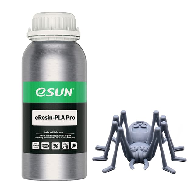 eSUN eResin -PLA Pro 0.5 kg - Grå