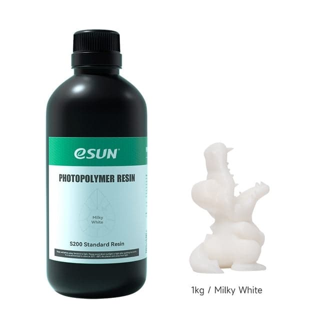 eSUN S200 Resin 1kg - Mælkehvid