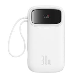 Powerbank Baseus QPow 2 20000mAh 30W 2xUSB-C (hvit)